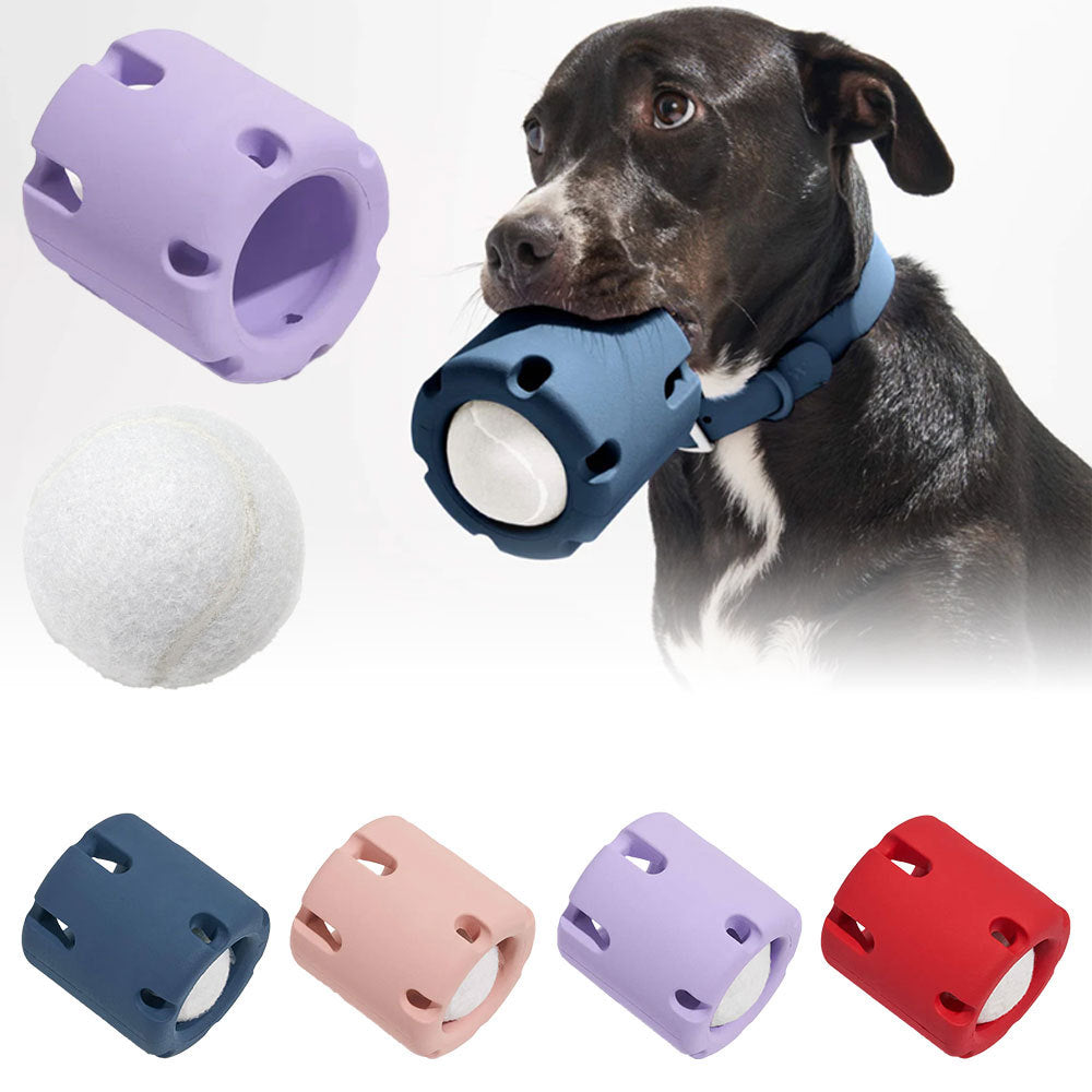 Pet educational toys dog tennis cup rubber chew resistant toy tpr