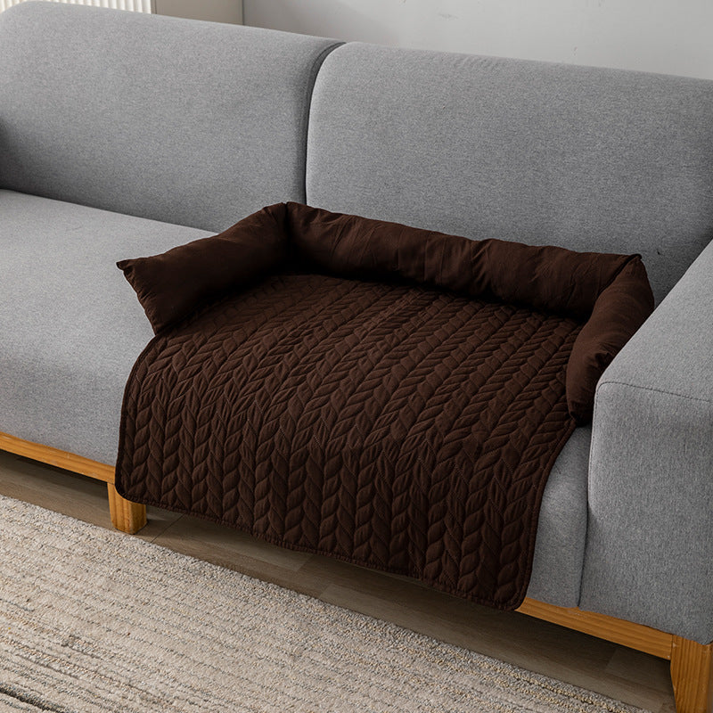 Waterproof Pet Mat Car Mat Mattress Cat Dog Kennel Mat Manufacturer Wholesale Furniture Protection Anti-Slip Pet Sofa Cushion