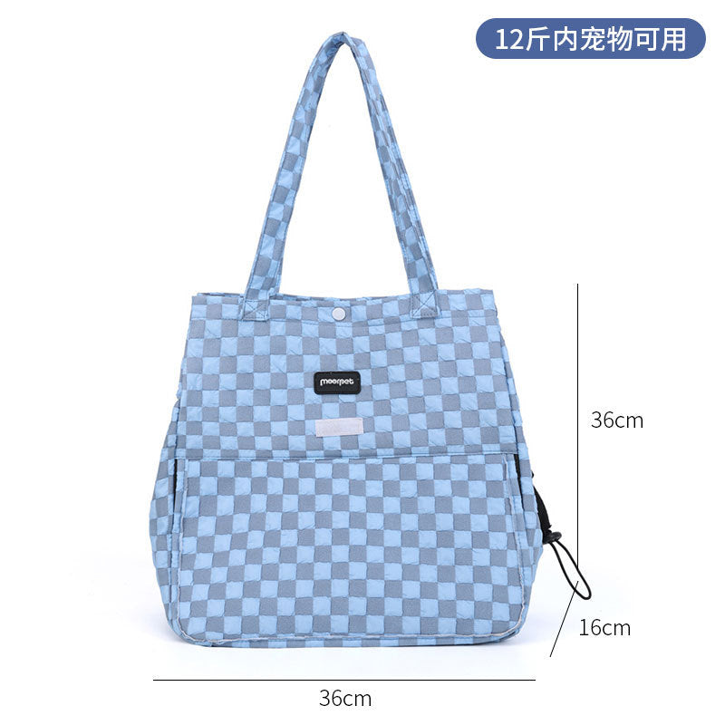 Spot pet bag portable breathable car cat bag hand-held foldable pet box multifunctional dog bag cross-border