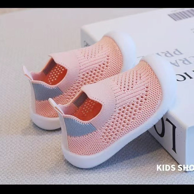 Baby toddler shoes soft bottom non-slip breathable socks shoes indoor and outdoor boys and girls baby spring and summer deodorant floor shoes socks