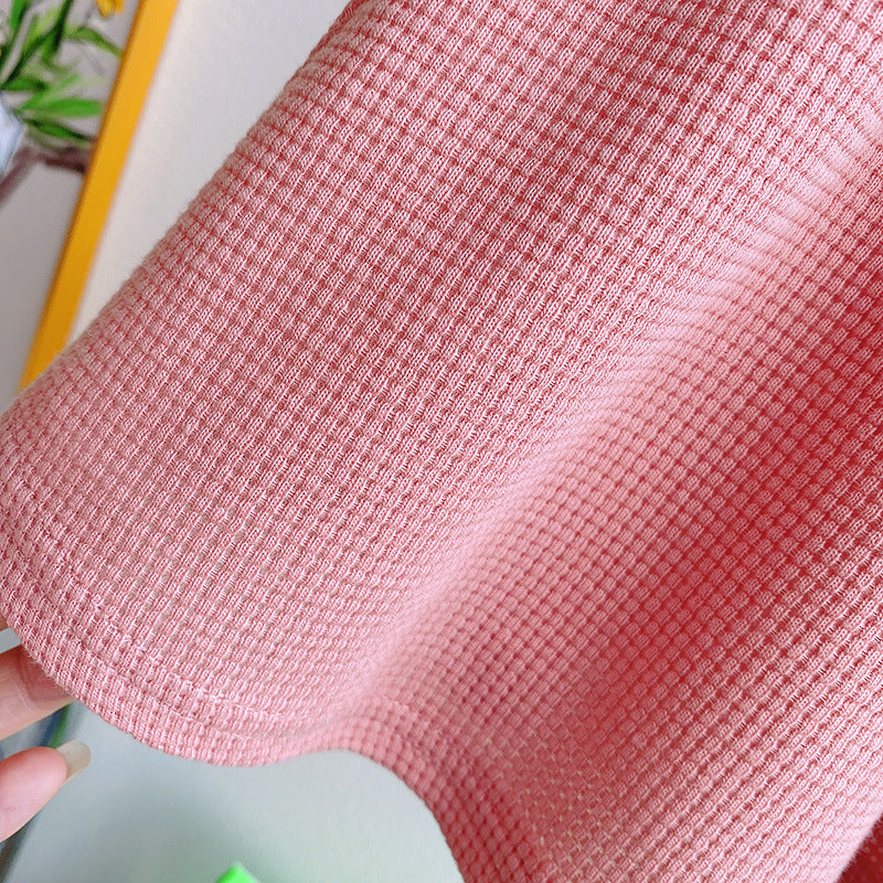 Summer Girls Suit 2023 New Baby Girl Sleeveless Letter Top Shorts Two-piece Set Cross-border Shipping