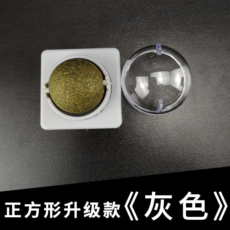 Pet cat toy mint ball cat toy molar stick catnip ball wood Tianjiao catnip toy