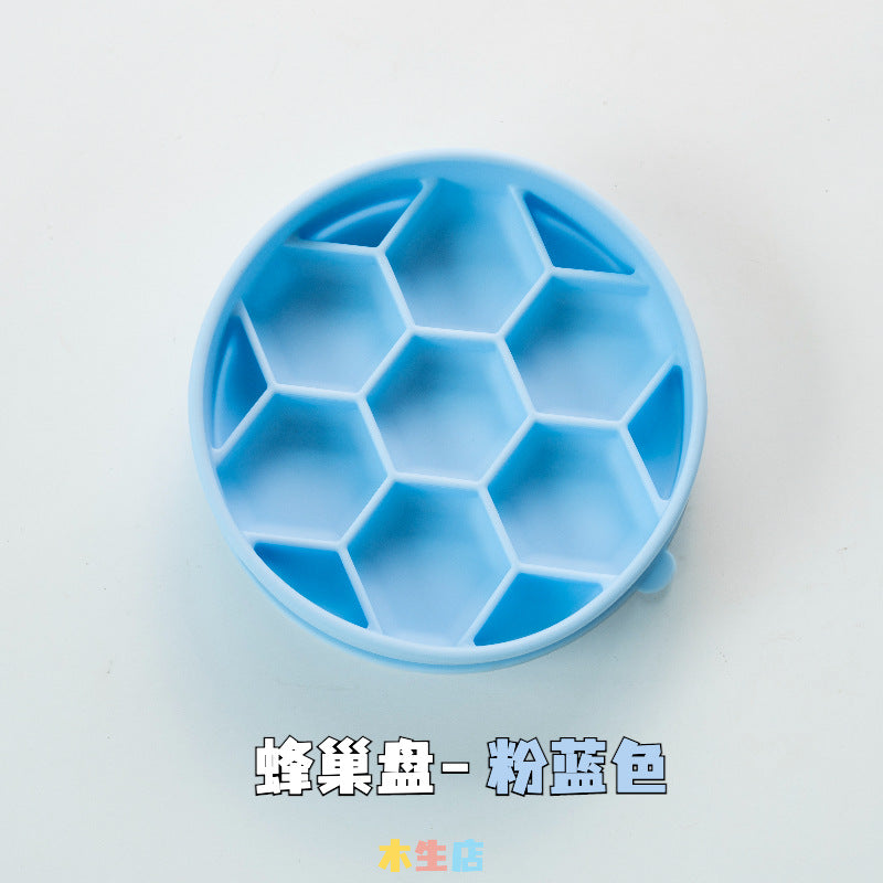 Dog slow food bowl silicone licking pad licking plate shake bowl pet cat educational food leakage food storage enrichment toy