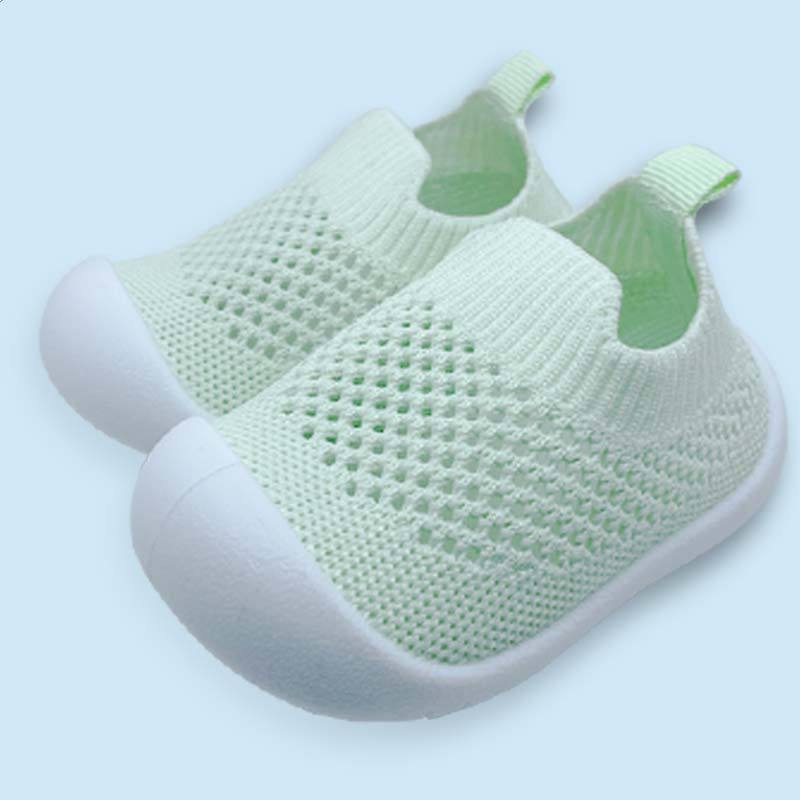 New spring and summer mesh breathable 1-3 years old boys and girls baby toddler shoes children's shoes indoor and outdoor floor shoes soft sole