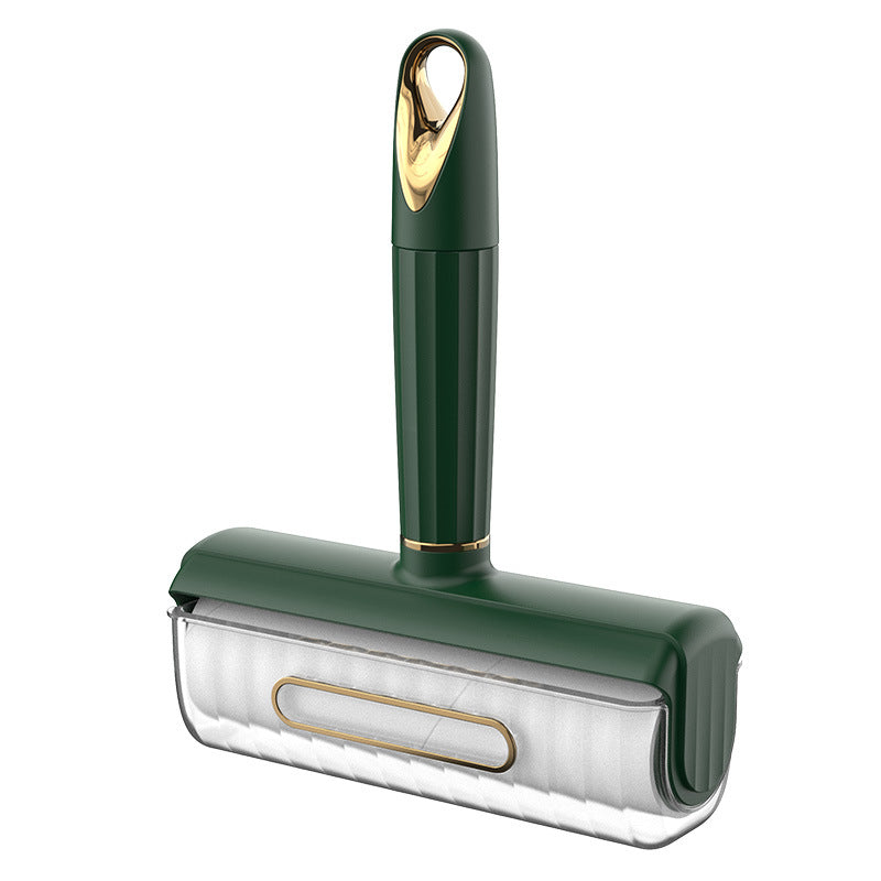 Portable household roller-type clothing hair remover, ball remover, tearable and widened pet hair remover