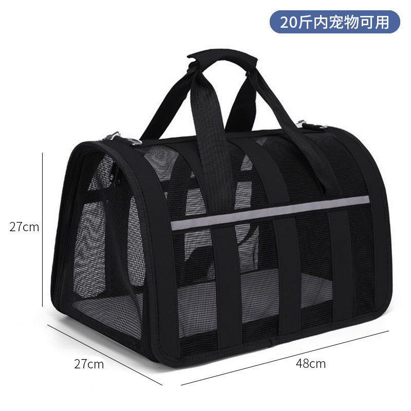 Wholesale cat bag convenient pet folding pet bag cat breathable space capsule single shoulder portable dog backpack