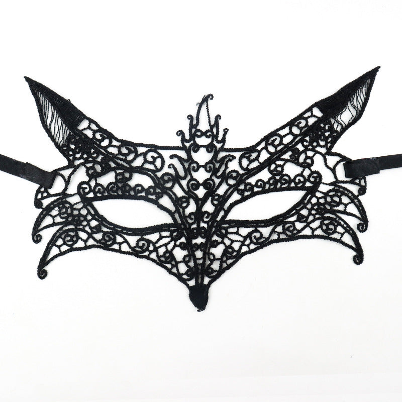 Cross-border exclusive masquerade party lace mask Christmas Halloween fun unshaped eye mask supplies