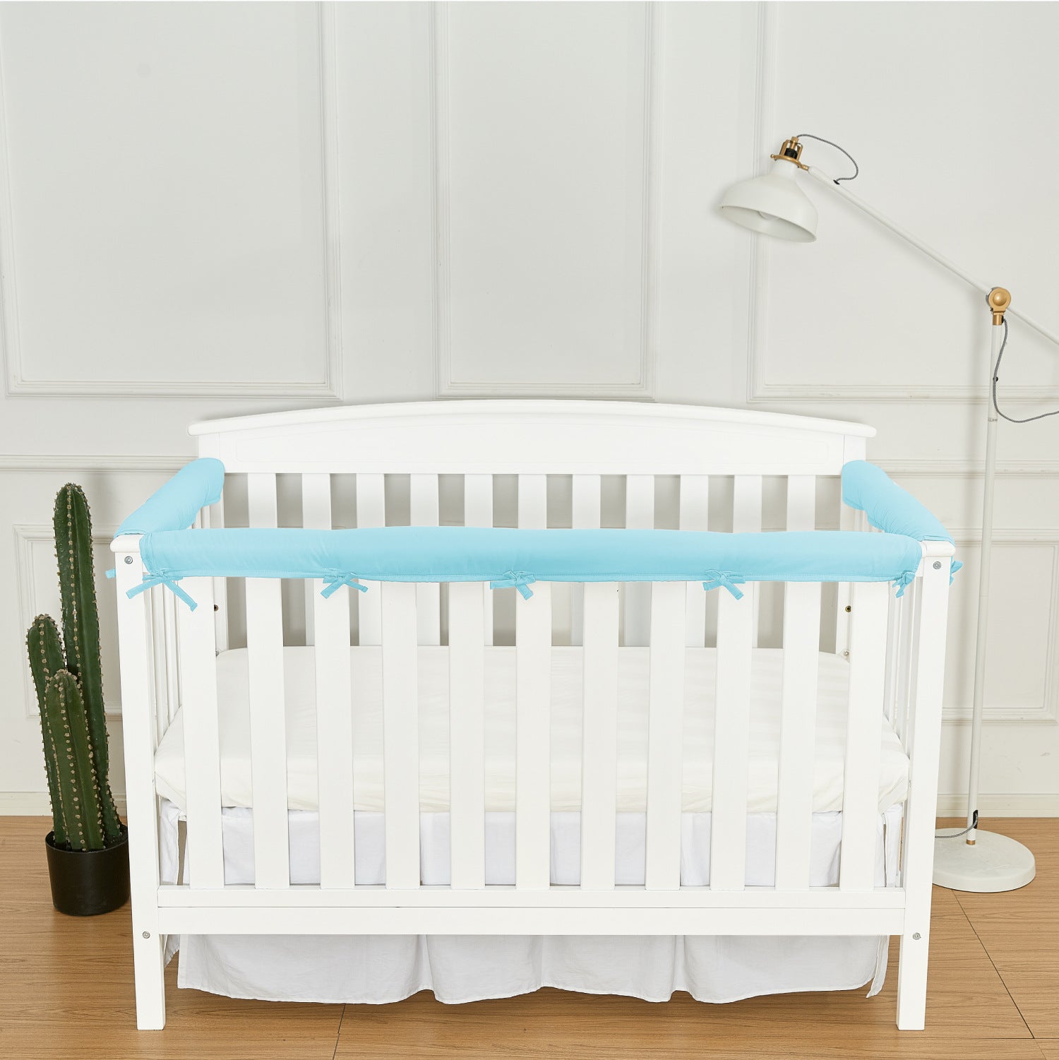 Cross-border baby crib anti-collision protection edge strip solid color baby crib baby anti-collision soft bag foreign trade home textile spot