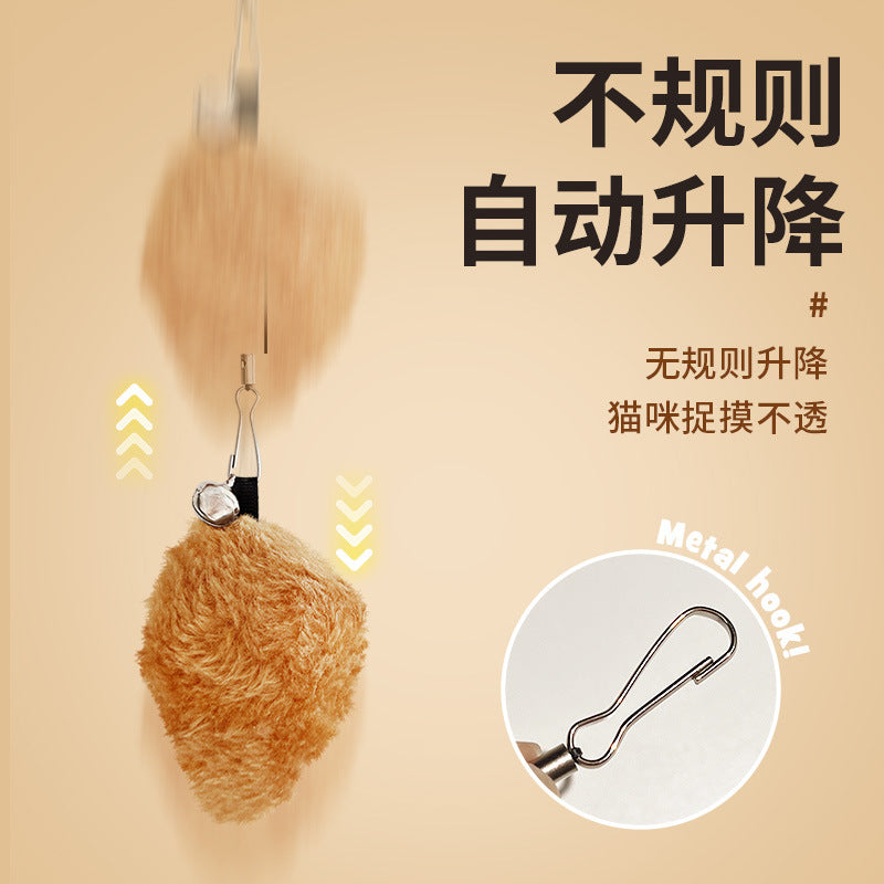 Pet smart lifting cat toy electric squirrel hanging cat ball cat self-entertainment artifact cross-border wholesale