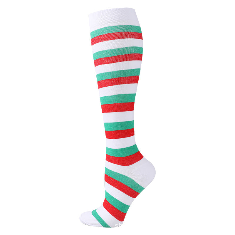 Christmas Compression Socks New Amazon Halloween Calf Socks Slim Legs Stretch Socks Leg Guards Sports Socks Wholesale