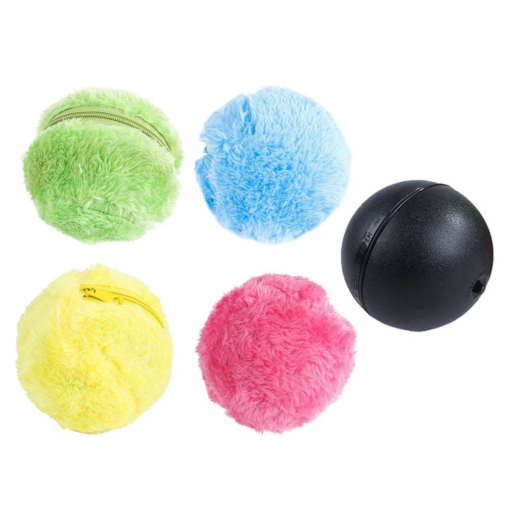 Cross-border dog and cat magic automatic rolling ball pet interactive fun ball cat bouncy ball teething toy