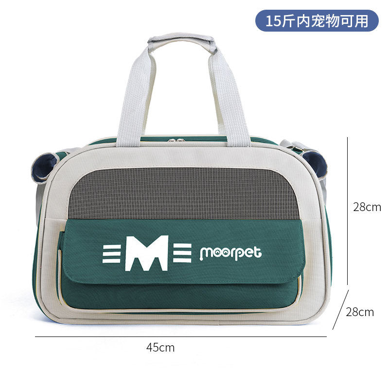 Spot pet bag portable breathable car cat bag hand-held foldable pet box multifunctional dog bag cross-border