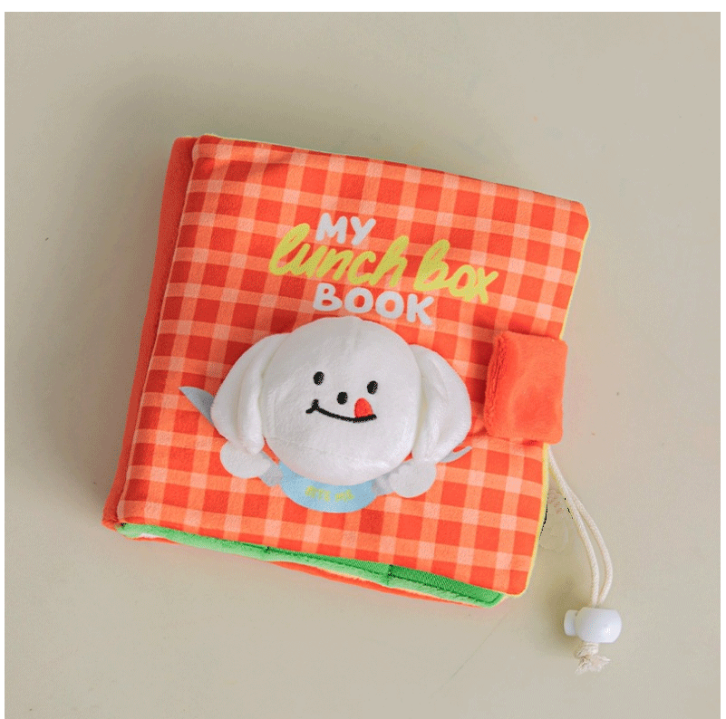 Spot Ins Korean food leakage sniffing sound cute cloth book toy dog hiding food book pet toy Amazon