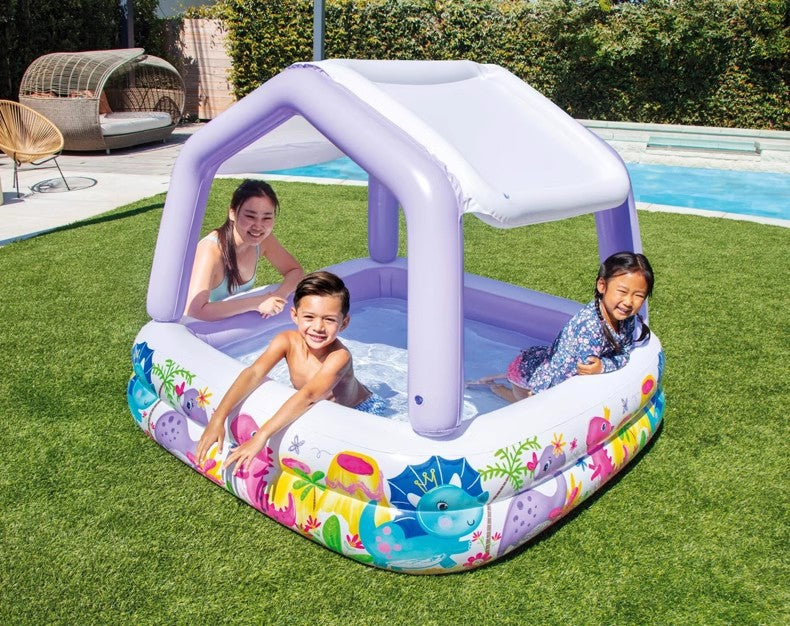 INTEX thickened swimming pool fishing pool inflatable ball pool baby paddling pool swimming pool home with slide swimming pool
