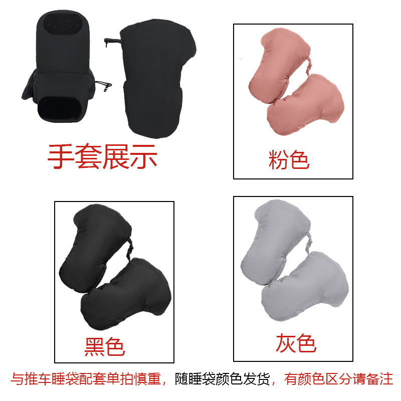 Newborn anti-kicking blanket autumn and winter stroller warm cold protection baby anti-startle thickened baby sleeping bag factory direct sales