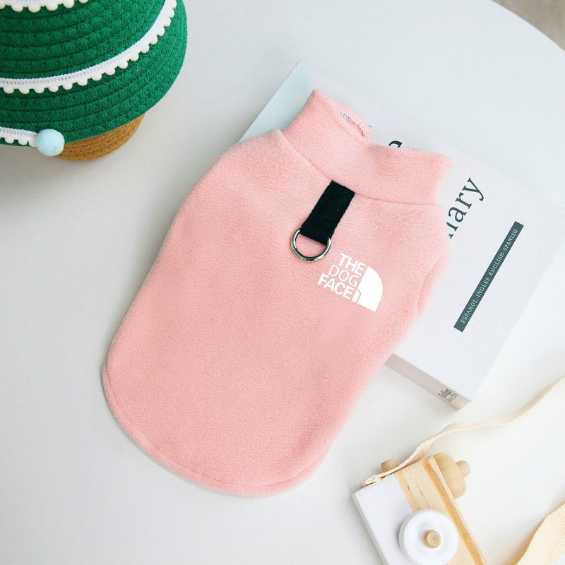 Amazon's hot-selling pet clothes for autumn and winter, new pet fleece clothing, traction-resistant warm vest