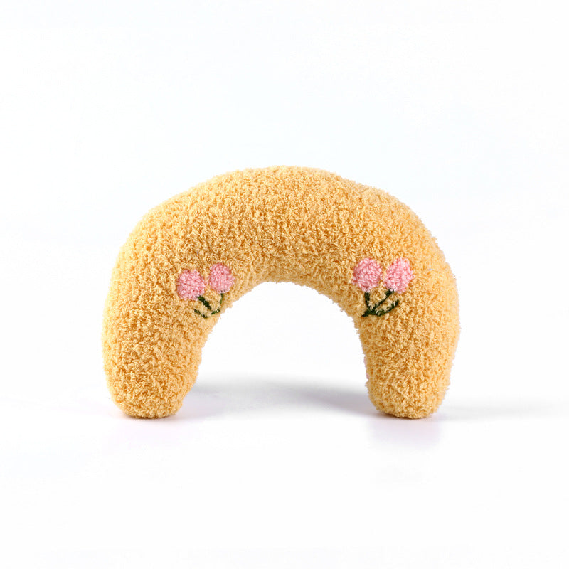 Cat Toy Pillow U-shaped Dog Cervical Deep Sleep Pet Pillow Puppy Cat Pillow Pet Supplies