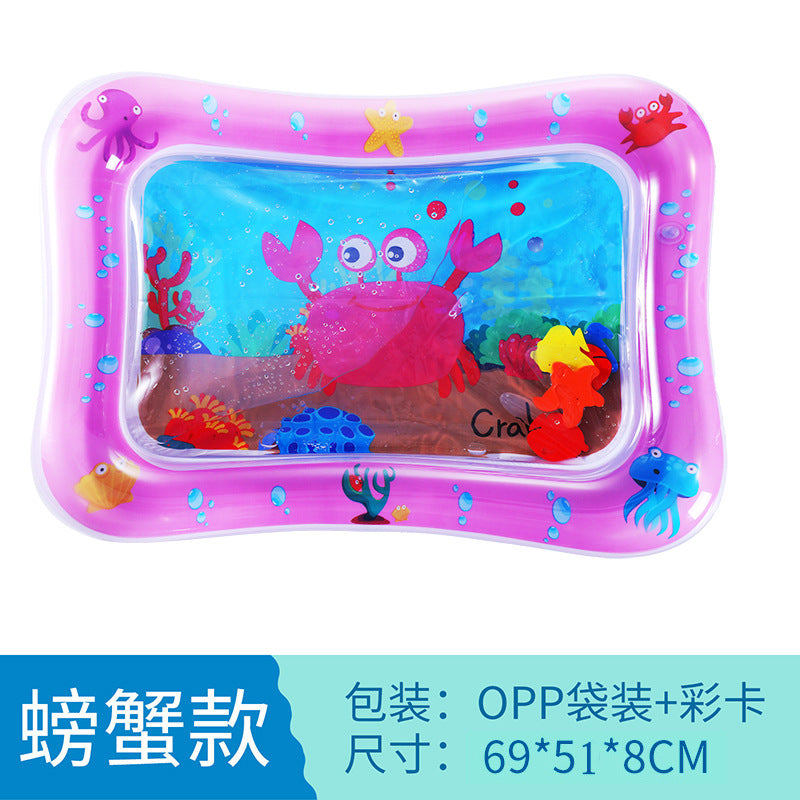 Cross-border baby inflatable pat water mat marine life swimming ring crawling mat seat cushion children pat water mat wholesale
