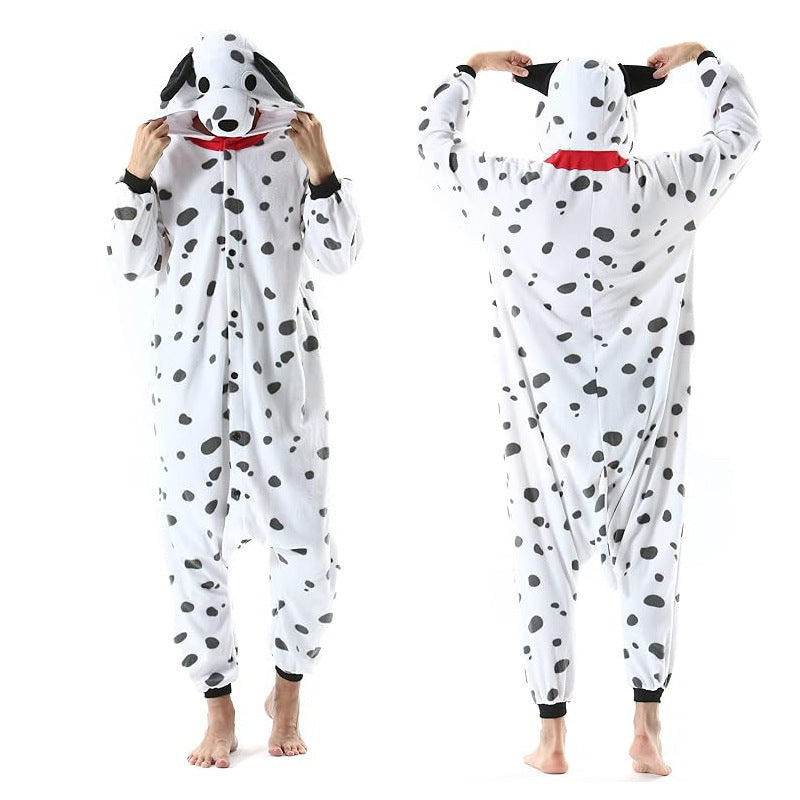 Salamander dragon taming tiger shark lion brown monkey Teletubbies adult cartoon one-piece pajamas Halloween cosp