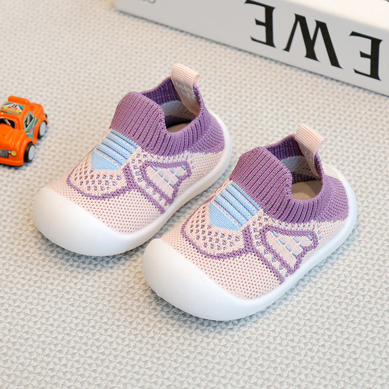 Foreign trade cross-border soft sole baby toddler shoes breathable mesh socks shoes one-step 1-3 years old baby toddler shoes summer