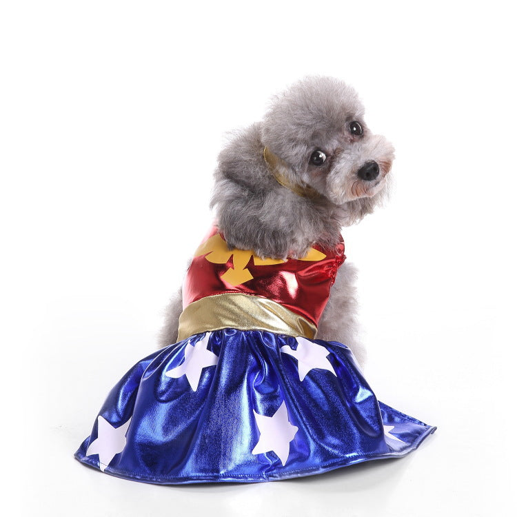 Popular dog Halloween costume funny costume holiday celebration high-strength Velcro anti-wrinkle pet clothing