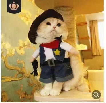 Douyin same dog clothes Teddy Bichon French bulldog funny clothes pet internet celebrity transformation clothes