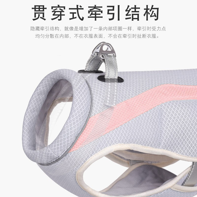 Pet cool clothes dog clothes summer heatstroke prevention and cooling golden retriever labrador teddy pet vest summer