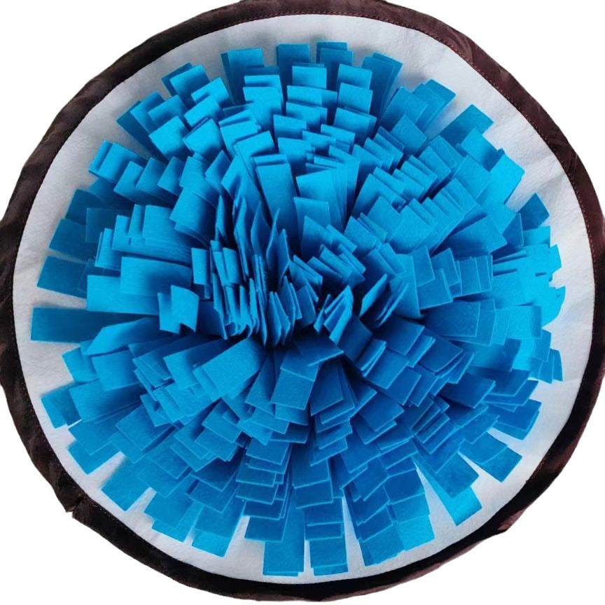 Cross-border anti-choking slow food mat, pet sniffing mat, dog decompression toy, physical training blanket, felt feeding mat