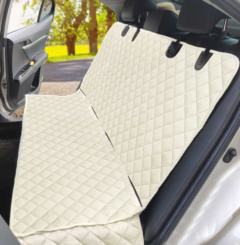 Factory direct sale football grid car pet mat car rear waterproof car pet mat anti-scratch car pet mat