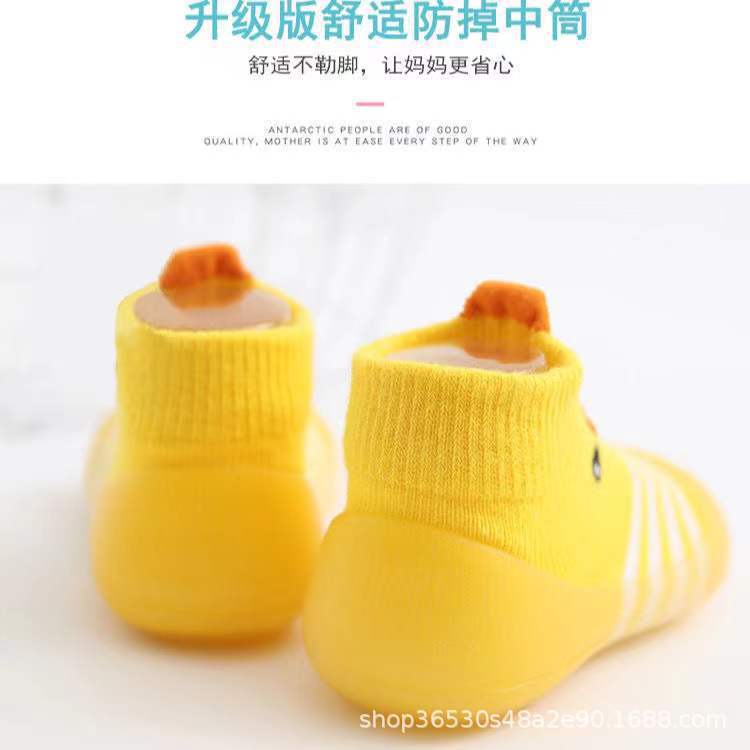 Factory goods spring baby socks shoes children's anti-slip baby socks cartoon baby toddler shoes floor socks shoes wholesale