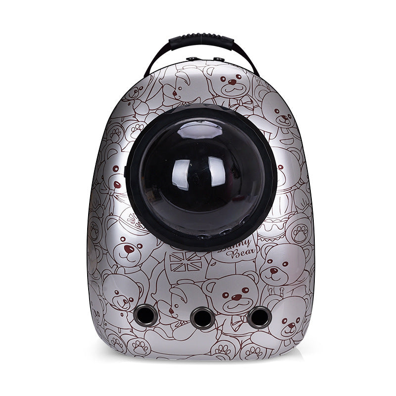 New style cat walking pet bag breathable portable backpack cat dog schoolbag large capacity lightweight space cat bag