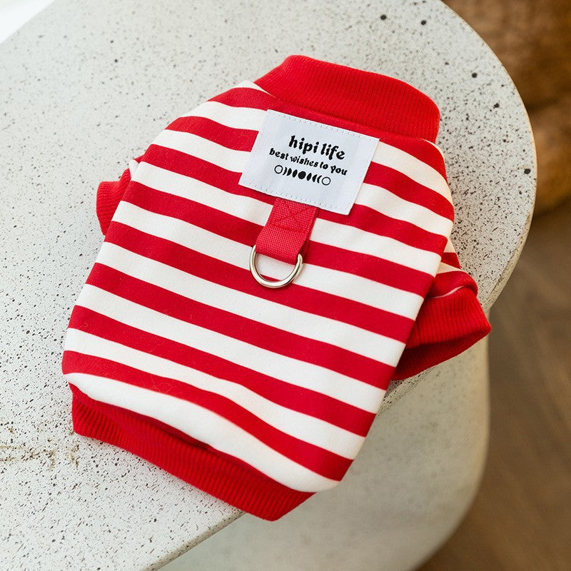 Autumn and winter dog clothes cartoon bear shoulder bag sweatshirt Teddy bear panda universal thin pet clothing