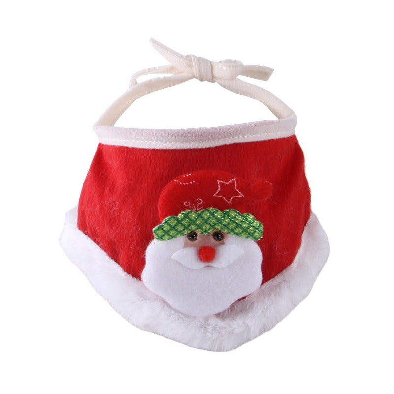 Amazon Pet Christmas Cape Hat Holiday Suit Dog Transformation Costume Christmas Dress Up Pet Clothes