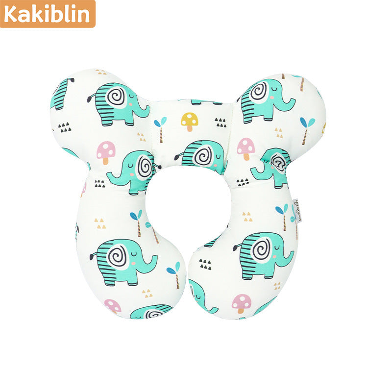 Baby stroller fixed head protection U-shaped pillow car safety seat sleeping pillow protection neck pillow