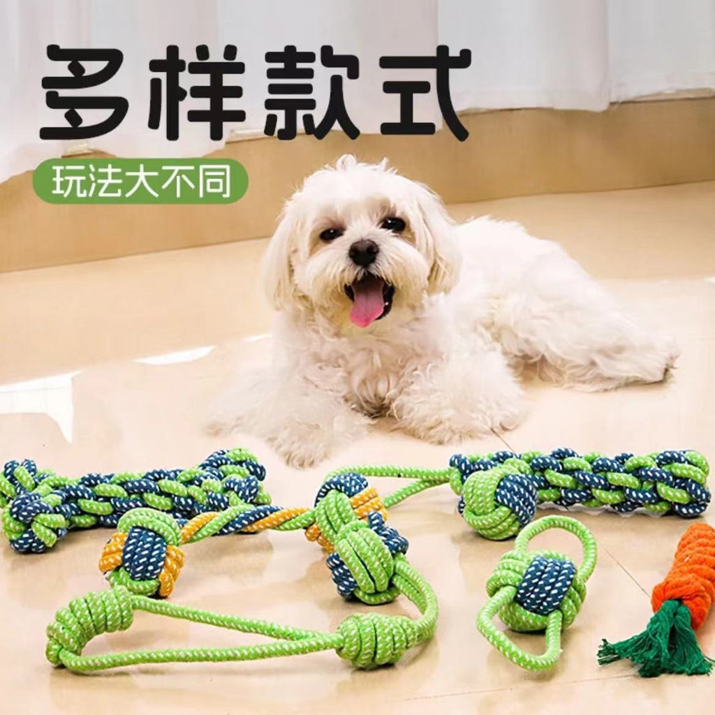 New dog toy chew rope strong and bite-resistant dog teething stick self-entertaining medium and large dog toys pet supplies