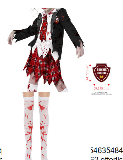 S-XXL Halloween leather nun costume PU leather punk nun costume Nun costumeCOS uniform