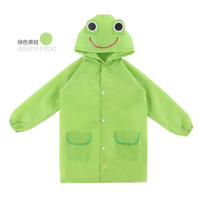 Children's raincoat kindergarten boys and girls baby raincoat primary school students waterproof thick raincoat 0-10 years old