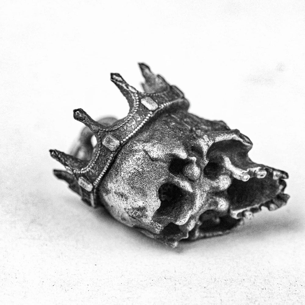 European and American men's punk style Gothic skull ghost head pendant necklace personality hip-hop Halloween necklace accessories