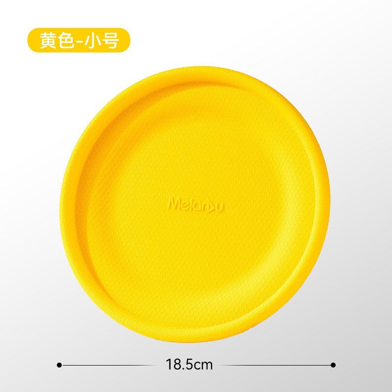 Dog plush sound frisbee toy interactive self-entertainment boredom grinding teeth resistant pet training Corgi Teddy