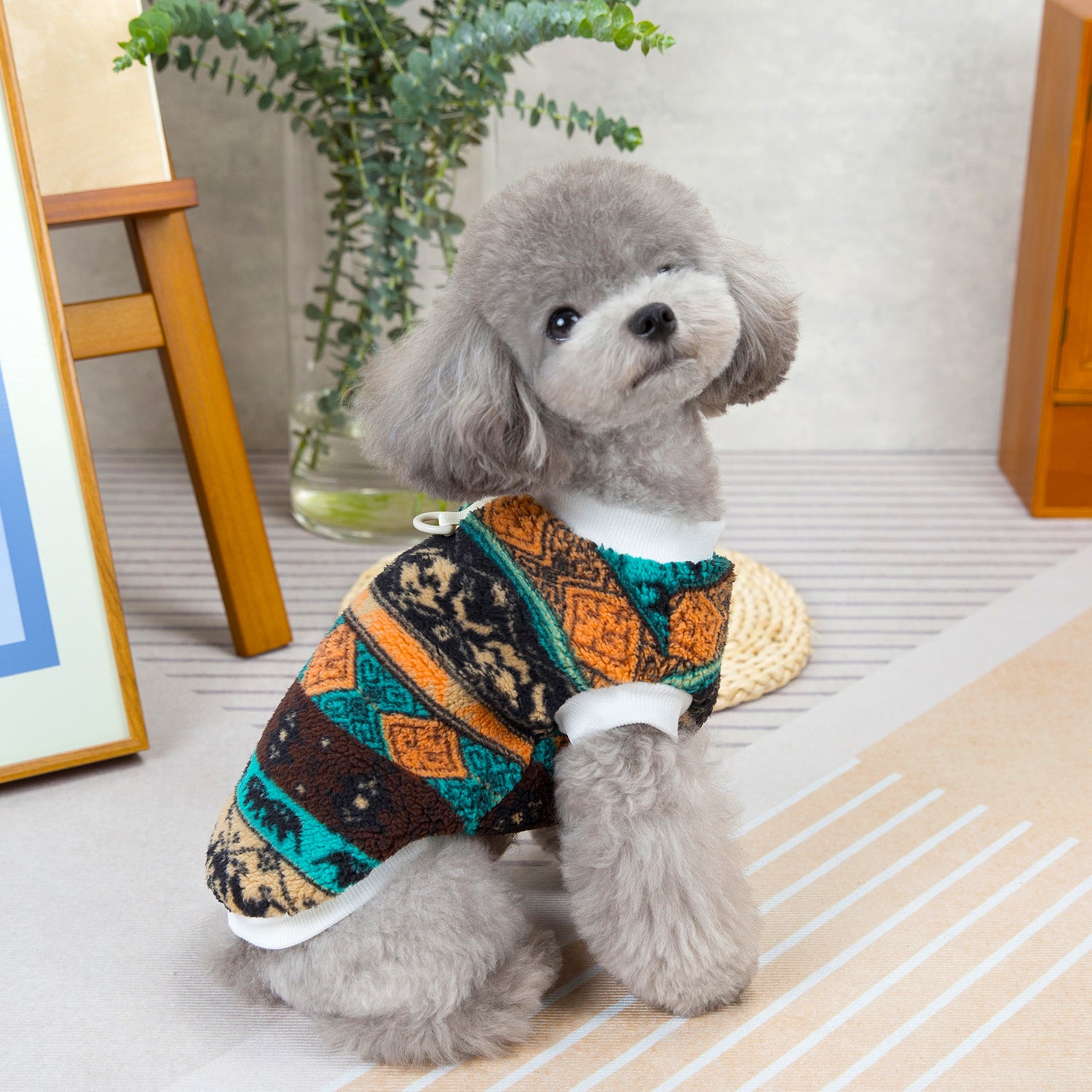 Pet dog clothes pet two-leg fleece pet dog clothing autumn and winter new 24 new Nordic style fleece