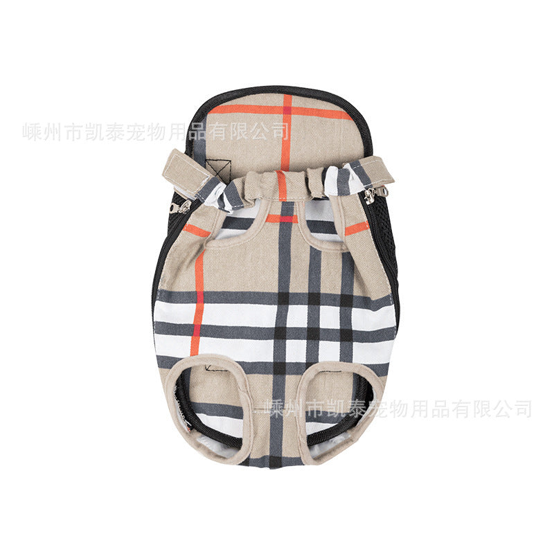 Factory direct sales pet chest bag for going out, comfortable and portable breathable dog bag and cat bag, pet shoulder bag