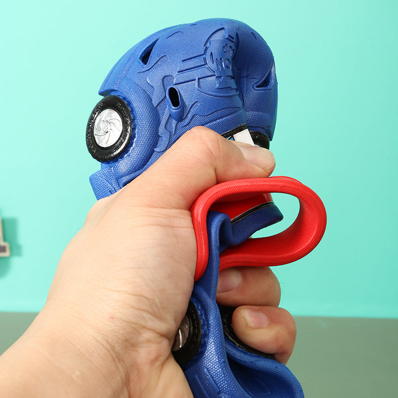 Children's slippers summer 1-3 years old 2 boys indoor car beach hole shoes toddler baby anti-slip sandals