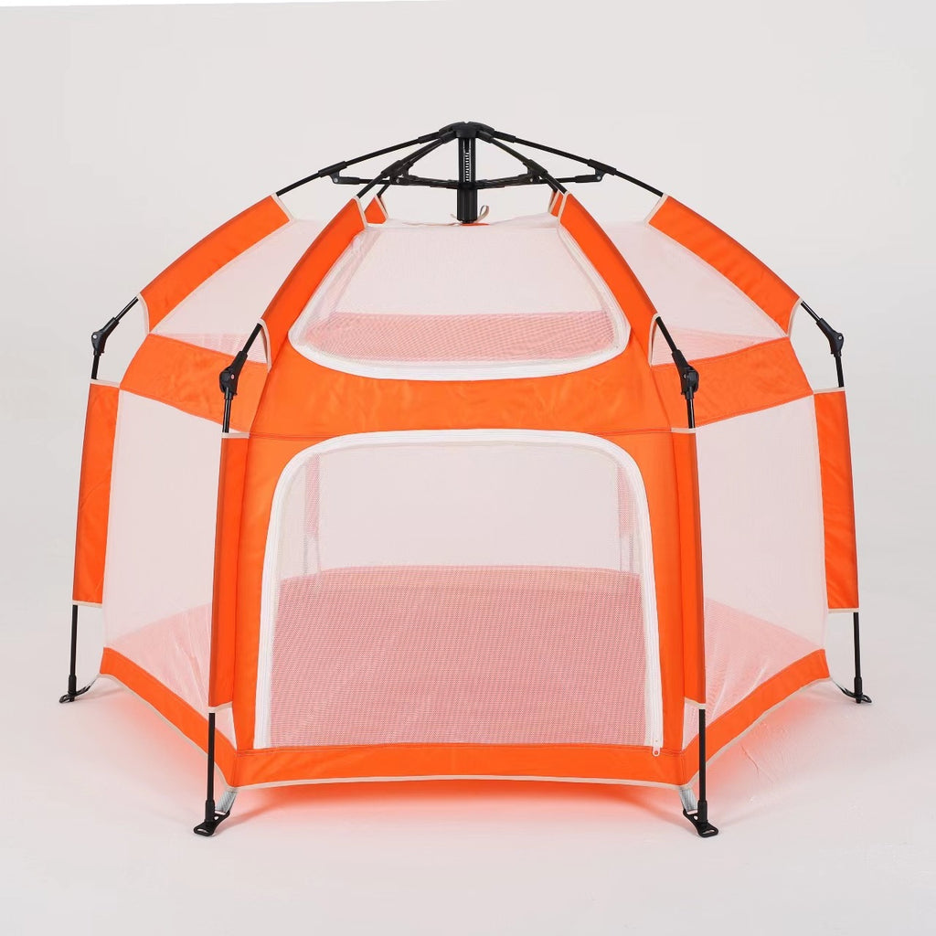 Quick-open baby crawling toddler protection fence children's home tent anti-bite portable outdoor playhouse