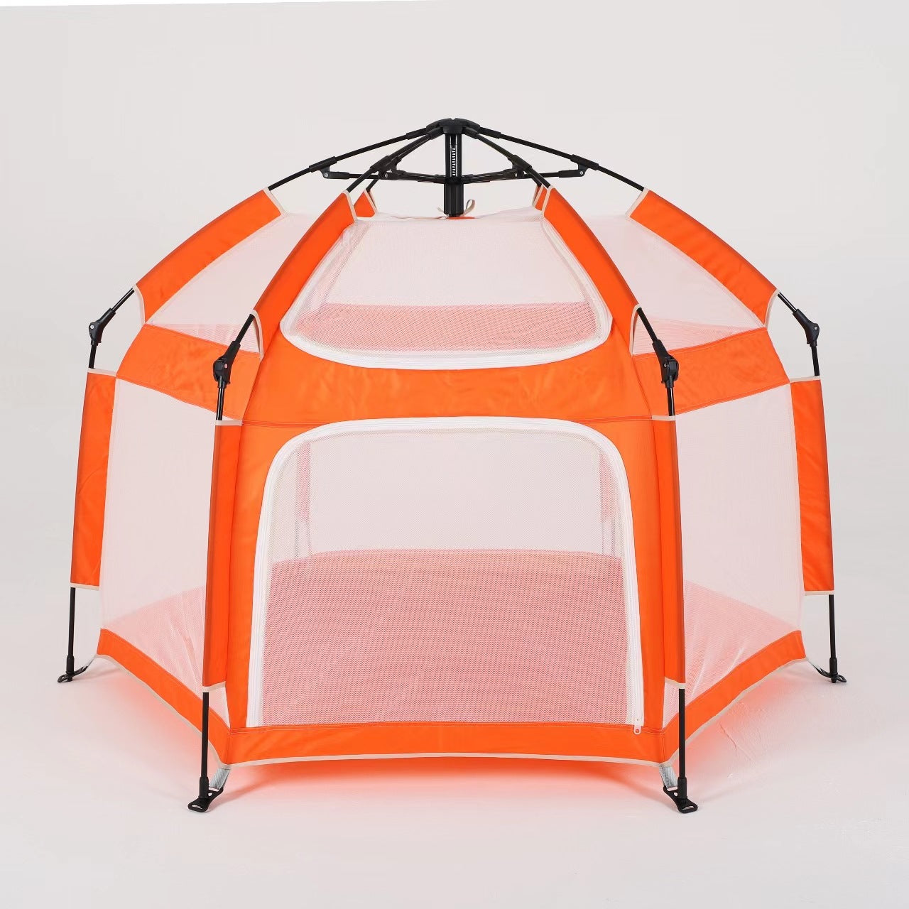 Quick-open baby crawling toddler protection fence children's home tent anti-bite portable outdoor playhouse