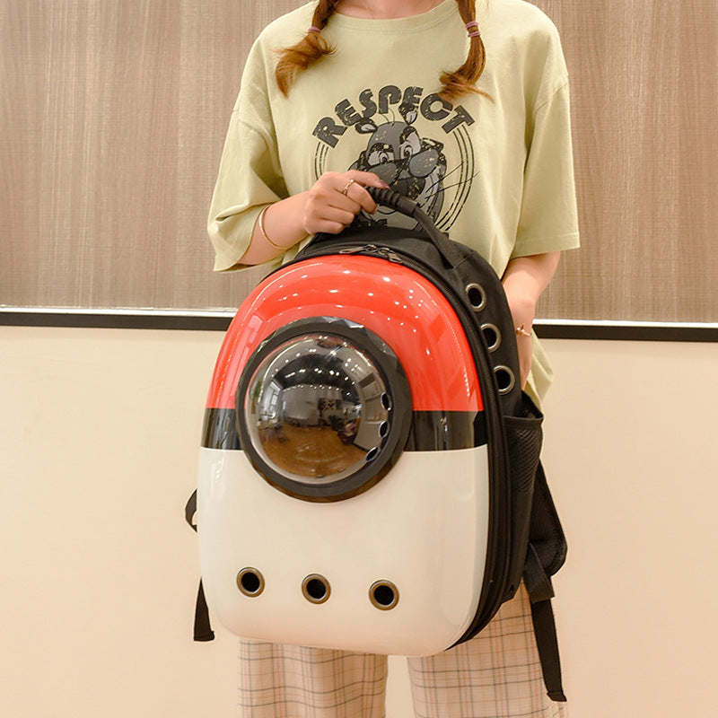 New style cat walking pet bag breathable portable backpack cat dog schoolbag large capacity lightweight space cat bag