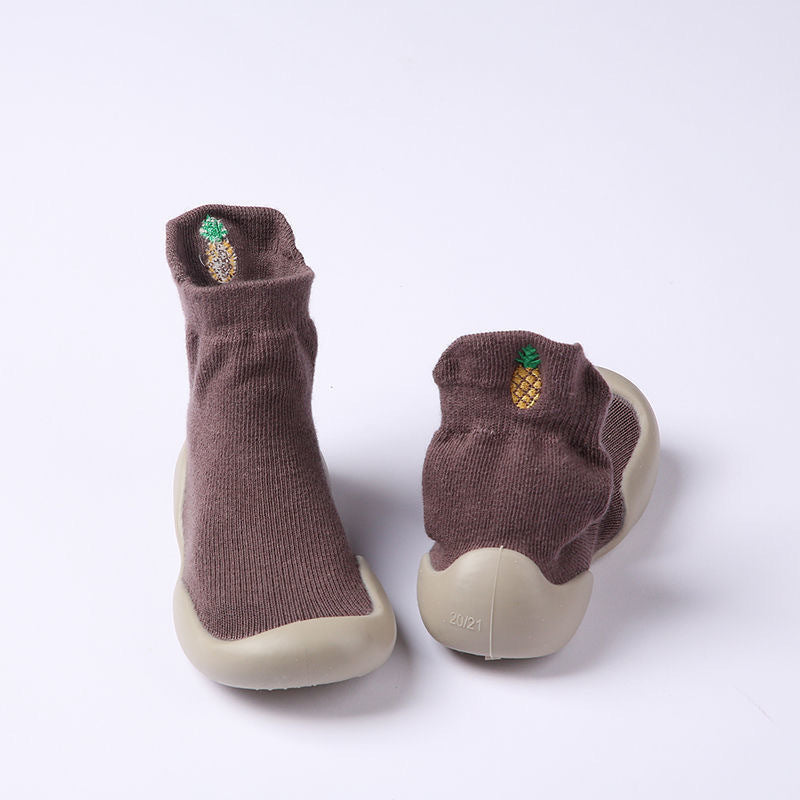 Baby floor socks baby spring and autumn seasons indoor non-slip toddler shoes newborn cool soft bottom anti-fall socks shoes