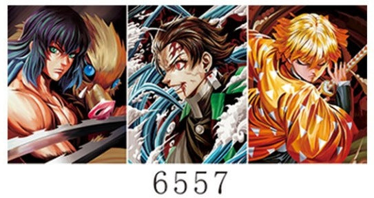 Anime 2D mobile phone stickers modern 3D mini mobile phone stickers refrigerator 3D decorative stickers Halloween creative stickers