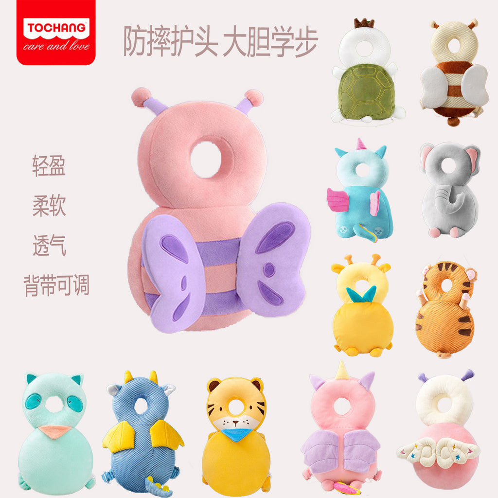 Cross-border hot selling baby anti-fall head pillow infant anti-collision head protection back pillow children learning to walk anti-fall hat