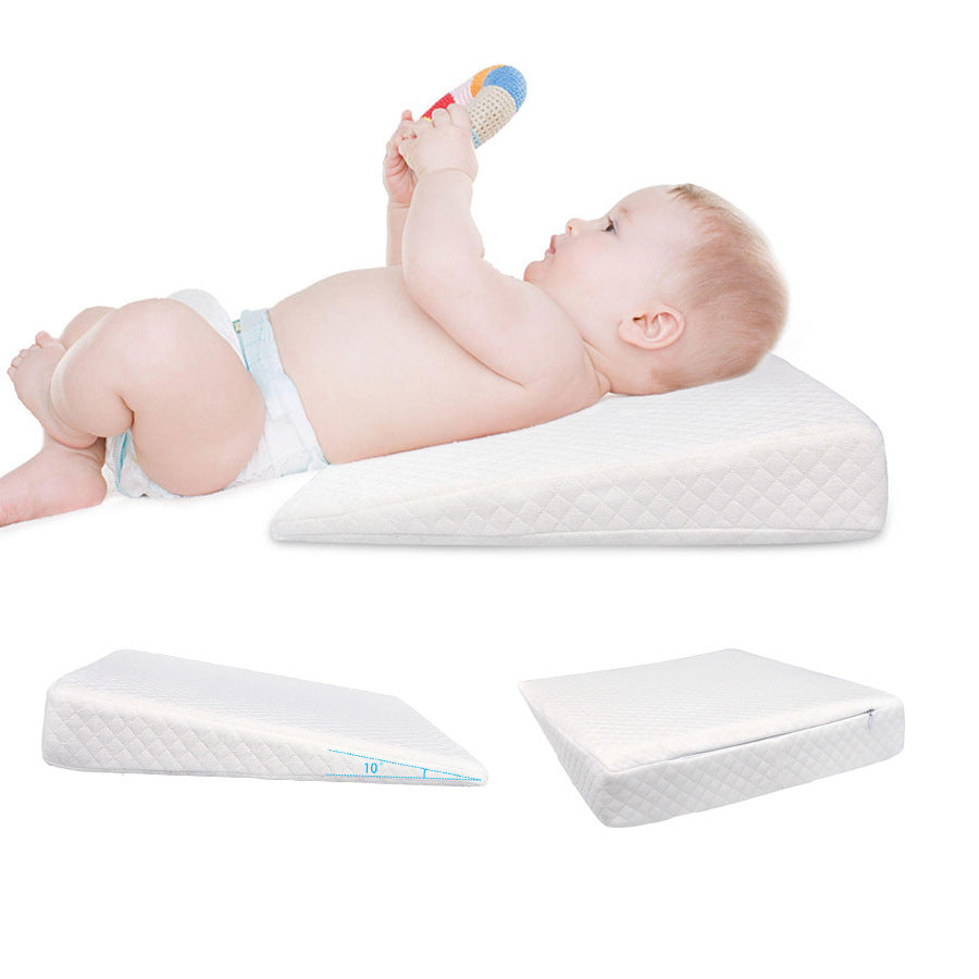 Cross-border best-selling baby anti-spitting milk slope pillow baby breastfeeding pillow breastfeeding side sleeping side lying anti-spill milk baby pillow