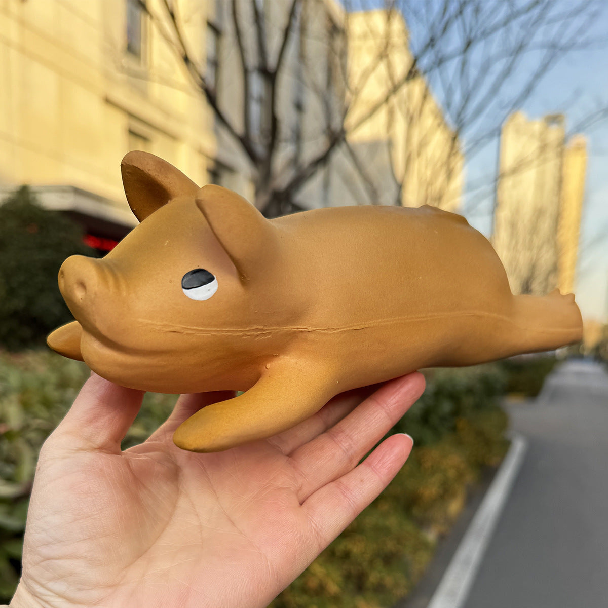 Wholesale pet supplies cross-border supply latex sound toy spotted pig strange cry bite resistant grinding teeth dog toy